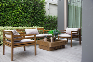 outdoor living space